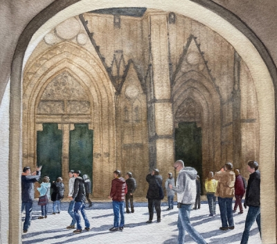 Nancy Schroeder - 'St. Vitus Cathedral Soars'